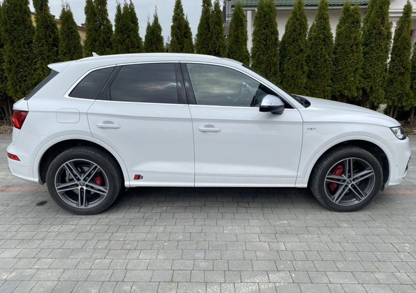 Audi SQ5 cena 152000 przebieg: 124340, rok produkcji 2018 z Raszków małe 326